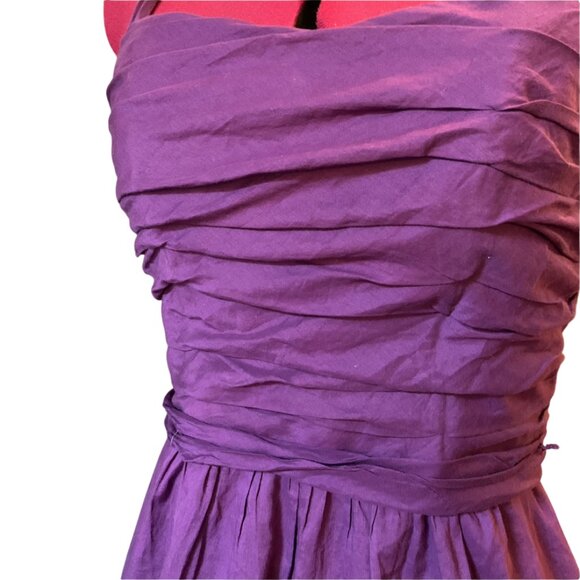 AFTER SIX - burgundy / purple - Tube short cocktail/ Bridesmaides dress - Medium - Picture 7 of 9